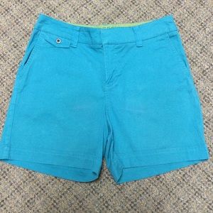 Sonoma Life + Style Teal Blue Chino Twill Shorts * 6